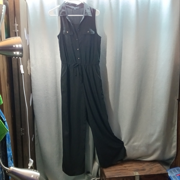 BeBop Pants - New Black Sleeveless Jumpsuit